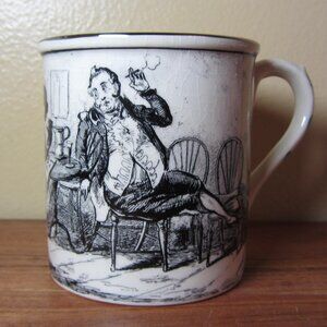 9 oz Gray's Pottery Stoke-on-Trent vintage Tom & Jerry mug (W5377)